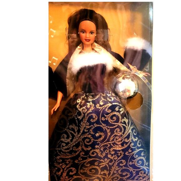 Vintage 2001 Ring in the New Year Holiday Barbie NIB - Picture 2 of 9